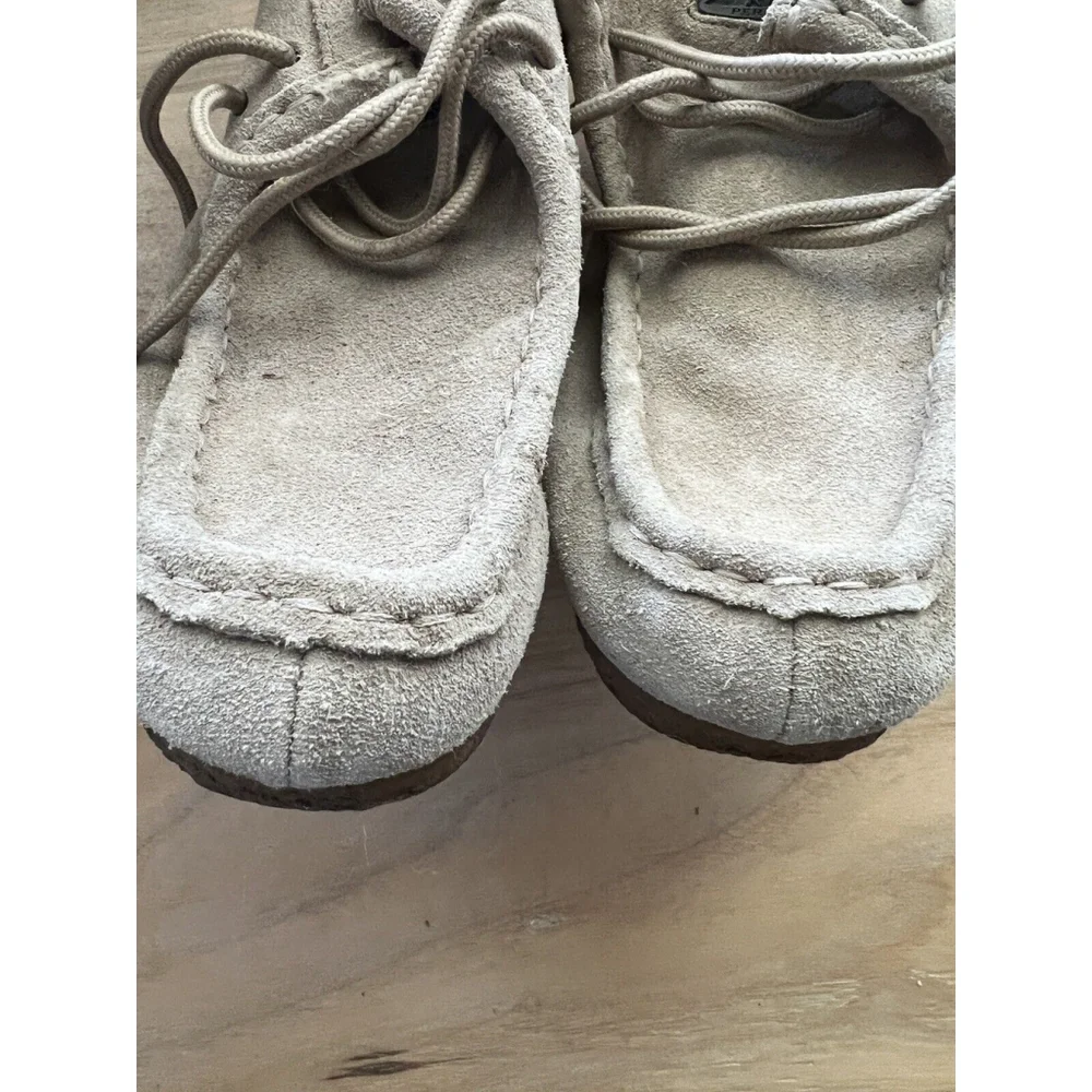 Roper Youth Sand Suede Gum Sole Chukkas Western Cowboy Moccasins Size 1